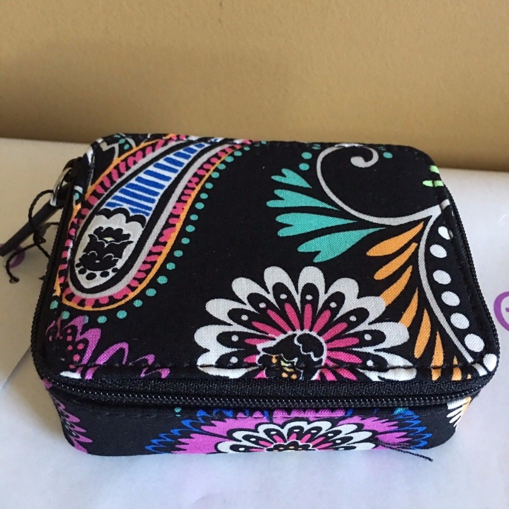 Vera Bradley Bandana Swirl Travel Pill Organizer-